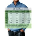 thumbnail image 2 of Men's Knit Shirts Long Sleeve Button Up Pullover Sweater Textured Casual Collared Tops Army Green M, 2 of 3