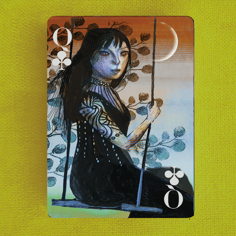 Bag of Bones Playing Cards - Premium Silver Edition by Artiphany John Littleboy