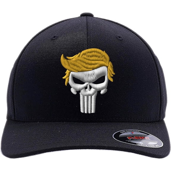 Custom Embroidered Hair And Skull Cap 6277 Flex Fitted Baseball Hat Unisex