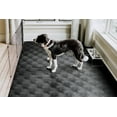 thumbnail image 3 of G-Floor 5 ft x 10 ft Vinyl Levant Pet Friendly Carpet Protector for Dogs & Cats - Midnight Black, 3 of 8