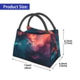 thumbnail image 2 of Vsdgher Cosmic Paint Swirl Print Insulated Bags, Insulated Cooler Bag Totes for Hot or Cold Food Bring or Delivery, 2 of 6