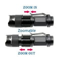 thumbnail image 7 of UV Ultra Violet LED Flashlight Zoomable 3 Modes Torch Blacklight Light Lamp, 7 of 7