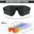 thumbnail image 5 of KALIYADI Polarized Sports Sunglasses for Men Cycling Sun Glasses Running Fishing UV400 Protection, 5 of 7