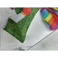 thumbnail image 4 of Ambesonne Dog Quilted Bedspread Set 3 Pcs, Gay Dog Peace Sign Pride, King Size, Multicolor, 4 of 5