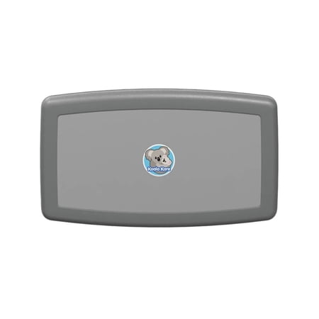 Koala Kare Products Baby Changing Station Wall Horizontal Mount, Gray
