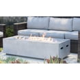 thumbnail image 2 of Living Source International 42" Concrete Propane Fire Pit Table in White, 2 of 5