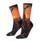 thumbnail image 1 of Balery Tree Hollow Meditating Giraffe Calcetas Largas con Estampado para Hombre y Mujer – Suaves y Transpirables, Talla Única (US 5-11), 1 of 6