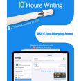 thumbnail image 3 of Lápiz Stylus Aplfan USB-C para iPad (2018-2025) con sensibilidad al inclinación, 3 of 9