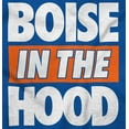 thumbnail image 2 of Boise in the Hood Funny Idaho City Unisex Fleece Graphic Zip Up Hoodie Brisco Brands 3X, 2 of 5
