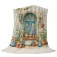 thumbnail image 6 of Country Flowers Blanket Soft Cozy Warm Throw Blanket for Couch, Plush Fuzzy Flannel Fleece Blankets for Sofa, Farmhouse Floral Windows Pots Plants Bed Blankets Lightweight Gifts for Women, 30"x40", 6 of 9