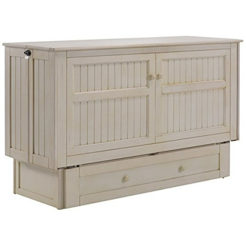 "Daisy" Murphy Bed in Buttercream finish with mattressFinish