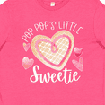 thumbnail image 4 of Inktastic Pop Pop's Little Sweetie with Pink Heart Cookie Youth T-Shirt, 4 of 5