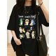 thumbnail image 2 of Summer Trendy Retro Street Short-Sleeve T-Shirt with a Cute Kitten Print, Unisex Loose Fit, Perfect for Couples As a Base Layer Top., 2 of 6