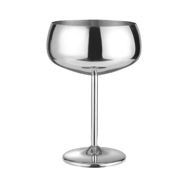 Copas de Vino de Acero Inoxidable BLESIY Copa de vino 16,4x10,4 cm