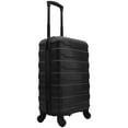 thumbnail image 6 of Protege 20" Hardside Carry On Abs Luggage with 2 Packing Cubes, Black, 6 of 9