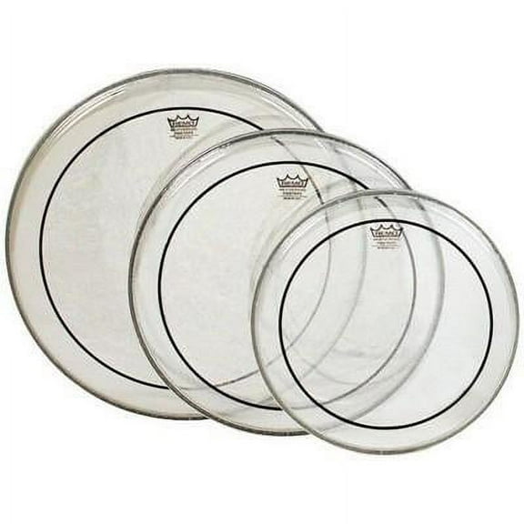 Remo Pinstripe Tom Drum Head Pack Fusion Clear