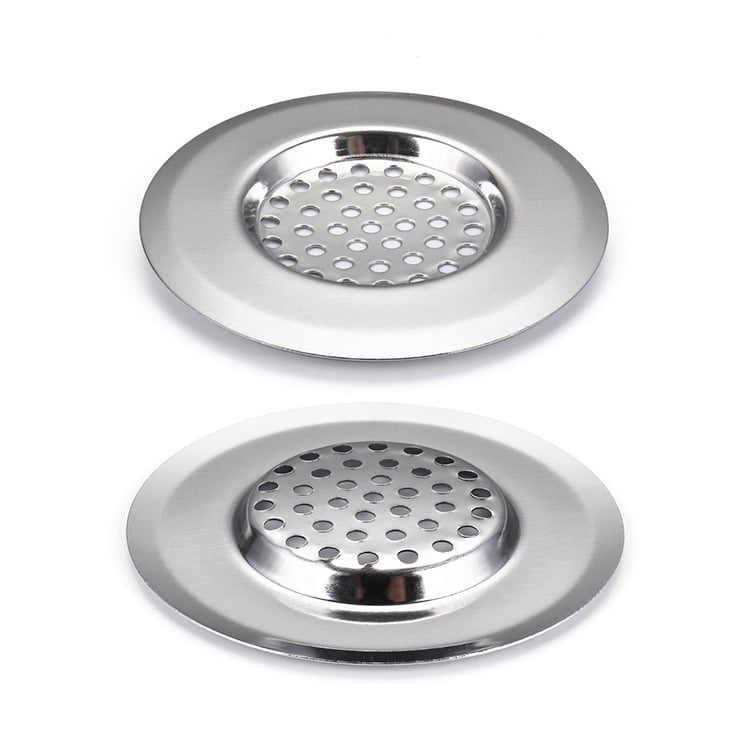 Hair Shower Drain Catcher, Kitchen Sink Strainers 3", Outside Drain