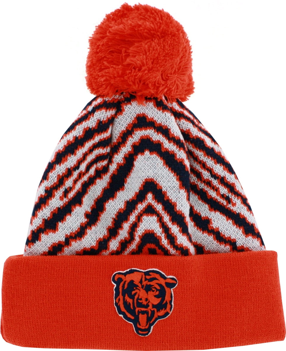 NFL Chicago Bears Youth Hat Knit Winter Pom Beanie by Genuine Outer Stuff