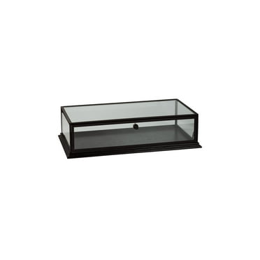 Black Wood Countertop Display Case - 31¾”W x 18"D x 8"H