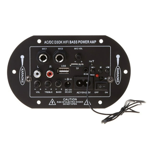 Accesorios para equipos de audio D3OK Subwoofer Dual Mic Mono Estéreo Placas de amplificador de audio compatibles con Bluetooth FLhrweasw El nuevo
