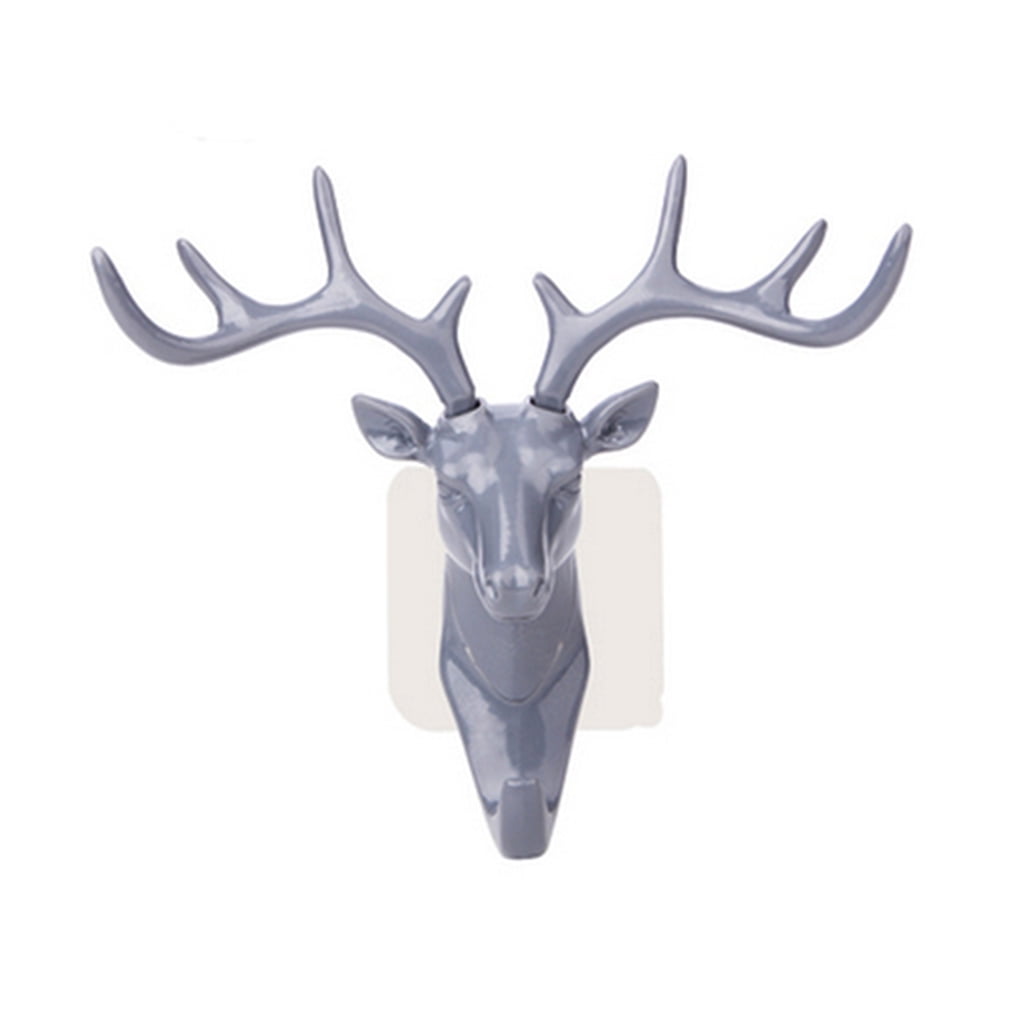 Antler Pictogram Hook Small Plastic Wall Rack for Living Room Key Jewelry Rack Antler Pictogram Hook Small Plastic Wall Rack for Living Room Key Jewelry Rack