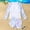 White, variant on RTKFRFLM Girls Long Sleeve Rash Guard Set with Pads 2-Piece Zipper Bathing Suit for Big Kids & Teens UV Sun Protection