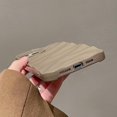 thumbnail image 6 of Water Ripple Pattern Compatible for iPhone 14 Pro Max Phone Case,Cute Luxury Wave Shape Case for Women & Men, Soft TPU Shockproof Protective Cover for iPhone 14 Pro Max 6.7''-Brown, 6 of 13