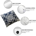 thumbnail image 4 of Nawypu Decorative Throw Pillow Cover Pillowcase for Couch Bedroom Geometric Pattern Cushion Cover  Blue, 4 of 6