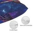 thumbnail image 3 of KLL Starry Sky Turtle Pillow Covers Envelope Closure,Super Soft and Cozy Fuzzy Fleece Pillow Case Cover (No pillow core）, 3 of 5