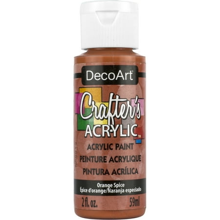 UPC: 0766218037350 | DecoArt Crafter s Acrylic Paint 2 oz. Orange Spice