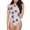 Strawberry5, variant on The Xecao Strawberry Women's Crew Neck Body Suit, a short-sleeved bodysuit and basic swimsuit, both comfort and style for dating and daily life