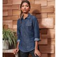 thumbnail image 4 of Premier Womens Jeans Stitch Denim Shirt, 4 of 5