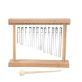 thumbnail image 5 of Kokiya 12 Tone Chime Hand Chimes Accompaniment Desktop Decoration Music Percussion Instrument with Wooden Stand for Performance Kids, 5 of 9