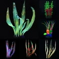 thumbnail image 3 of Flmtop Aquarium Simulation Marine Plant Fluorescent Kelp Seaweed Fish Tank Ornament, 3 of 9