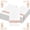 Rose gold, variant on Gold Striped Disposable Paper Napkins, 3-Ply Premium Guest Towels, Elegant Dinner Napkins for Wedding, Party, Baby Shower, Birthday, 100 Pack(Rose gold pattern)