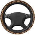 thumbnail image 2 of Animal Leopard Print Steering Wheel Cover Non-Slip Elastic Universal Accessories Fit Suvs Vans Sedans Cars Trucks Decor, 2 of 7