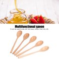 thumbnail image 3 of 5-Piece Wooden Long Handle Rice Honey Stirring Spoon Set - BPA-Free, Non-Scratch for Non-Stick Pans ,Ideal for Cooking & Serving, 3 of 5