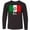 AB-Black, variant on Inktastic Italian Soccer Long Sleeve Youth T-Shirt