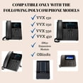 thumbnail image 3 of NeuPo 15 Watt Power Supply  Power Adapter Compatible with VOIP Polycom IP Phones VVX 150, 250, 350, 450, EM50 Expansion Module, OBi2182  2200-48872-001, 3 of 5