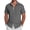Deep grey, variant on RICHCOIN Men's Button Down Shirts Short Sleeve Casual Summer Beach Vacation Wedding Shirt with Pocket