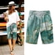 thumbnail image 2 of Pantalones Cortos Para Mujer Moda Casual Cintura Elástica Suelta Bolsillos Pantalones Estampados Odeerbi  ODB152497, 2 of 4