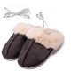 thumbnail image 3 of Zapatillas calefactoras eléctricas para pies con USB para invierno, zapatillas calefactoras para oficina, zapatillas USB, tesoro calefactor para pies, 3 of 5