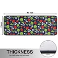 thumbnail image 5 of Kitchen Rugs Sets Of 2,Strawberry Plants Fruit Leaf Flower Anti Fatigue Kitchen Mat Rugs Non Slip Washable,Decorative Kitchen Floor Mats for Kitchen,Sink,Laundry,17"x47"+17"x47", 5 of 5