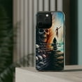 thumbnail image 3 of DistinctInk Clear Hybrid Case for Apple iPhone 15 Pro Max (6.7" Screen) - Delivered for Our Sins: Romans 4:25 Explanation - Tempered Glass Back, 3 of 8