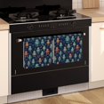 thumbnail image 3 of 6 Pcs Robot and Gears Blue Pattern Funny Kitchen Towels, Microfiber Dish Towels, Kitchen Tea Towels Set 18" X 26", 3 of 6