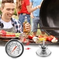 thumbnail image 3 of Injueey Termómetro para asar Barbacoa de acero inoxidable Indicador de temperatura Resistente al calor Hogar portátil Cocina Hornear Horno Cocina y Comedor Injueey HA009746-00, 3 of 6