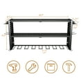 thumbnail image 2 of SQIREP Power Tool Organizer,3 Layers Storage Rack with 8 Drill Holders,Tool Organizer Wall Garage Organizer for Garage Organization, Workbench, Pegboard, Shed, 2 of 7