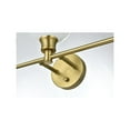 thumbnail image 5 of Living District Collier 5 Light Satin Gold and Frosted White Glass Wall Sconce, 5 of 8