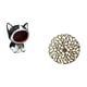 thumbnail image 5 of Estatua de gato, estatua de gato, cuenco para llaves, decoración de pared de metal, escultura colgante de pared, disco decorativo, resina, diseño de h, 5 of 8