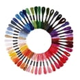 thumbnail image 1 of 50pcs Thread 50 Colors Embroidery Thread Cross-stitch 8m Cotton Line Embroidery Accessories, 1 of 5